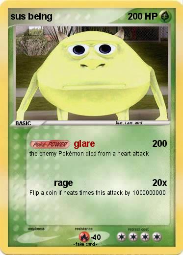 Pokemon sus being