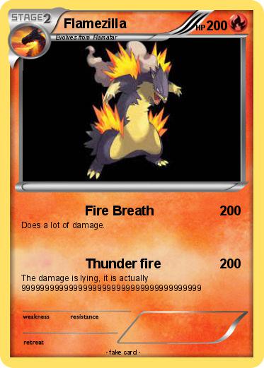 Pokemon Flamezilla
