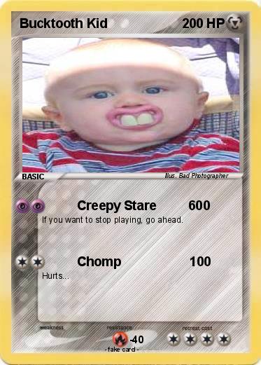 Pokemon Bucktooth Kid
