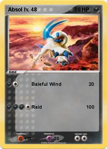 Pokemon Absol lv. 48