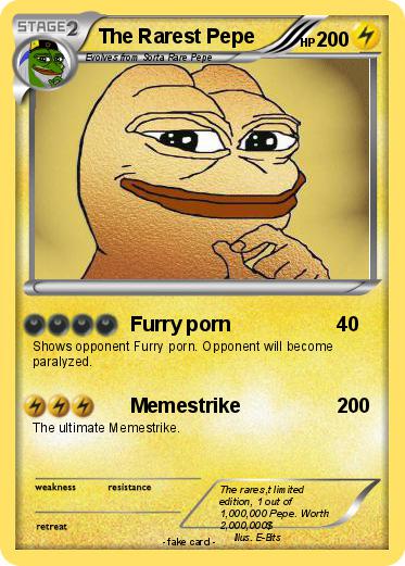 Pokemon The Rarest Pepe