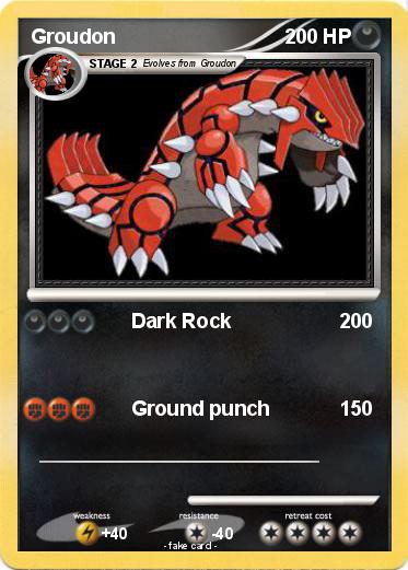 Pokemon Groudon