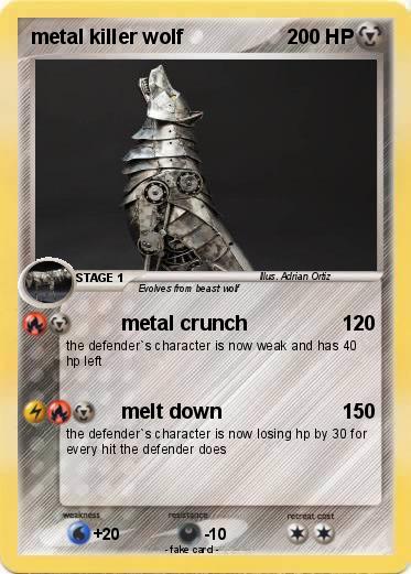 Pokemon metal killer wolf