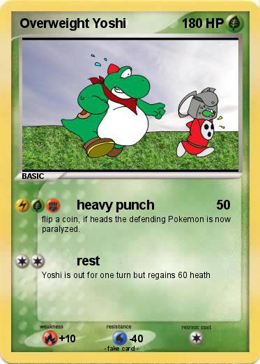 Pokemon Overweight Yoshi