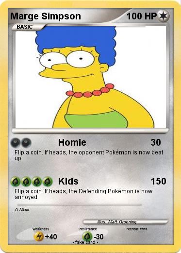 Pokemon Marge Simpson