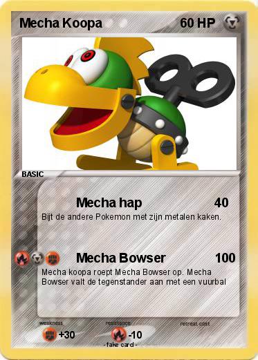 Pokemon Mecha Koopa