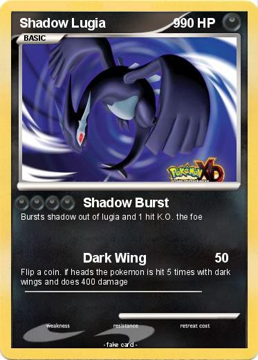 Pokemon Shadow Lugia                   9