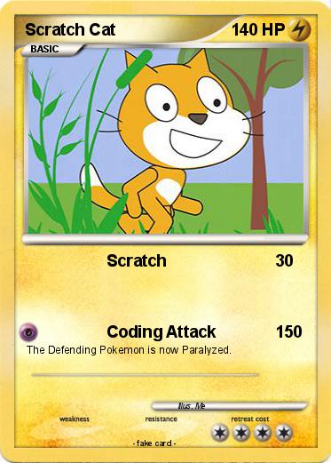 Pokemon Scratch Cat