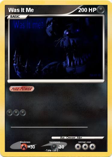 Pokemon Was It Me