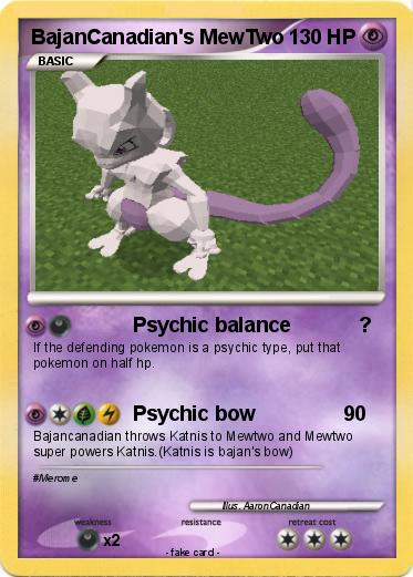 Pokemon BajanCanadian's MewTwo