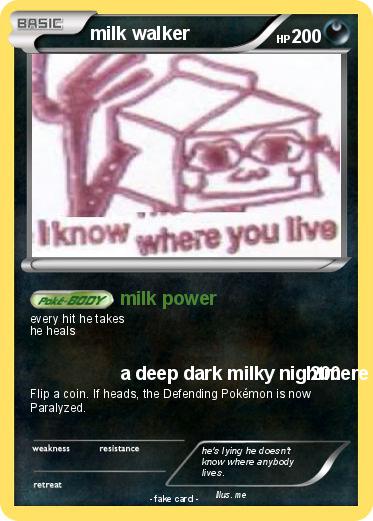 Pokemon milk walker