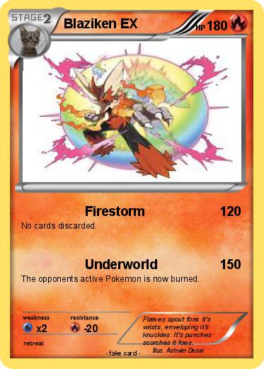 Pokemon Blaziken EX