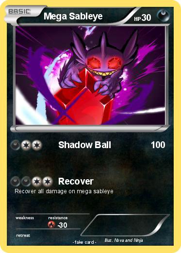 Pokemon Mega Sableye