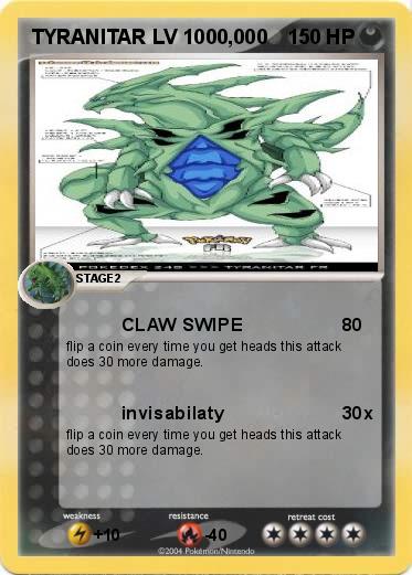 Pokemon TYRANITAR LV 1000,000