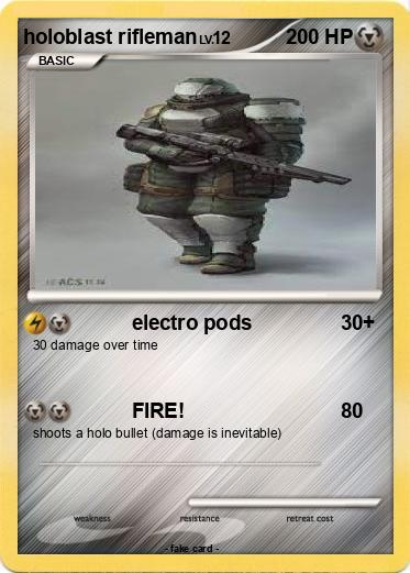 Pokemon holoblast rifleman