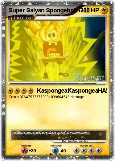Pokemon Super Saiyan Spongebob