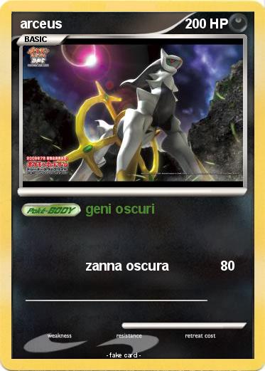 Pokemon arceus