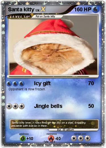 Pokemon Santa kitty