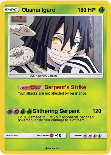 Pokemon Obanai Iguro