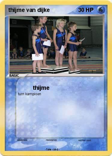 Pokemon thijme van dijke