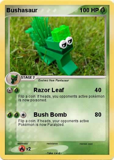 Pokemon Bushasaur