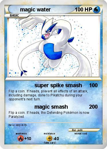 Pokemon magic water