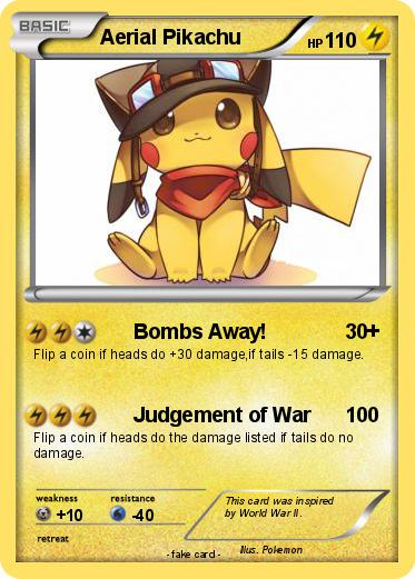 Pokemon Aerial Pikachu