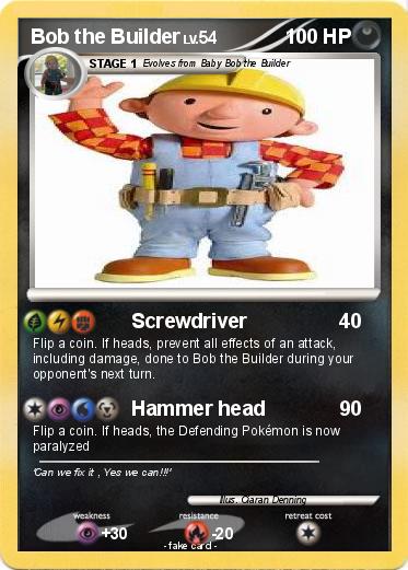 Pokemon Bob the Builder