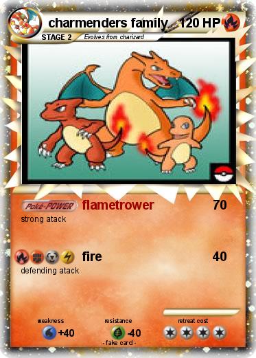 Pokemon charmenders family