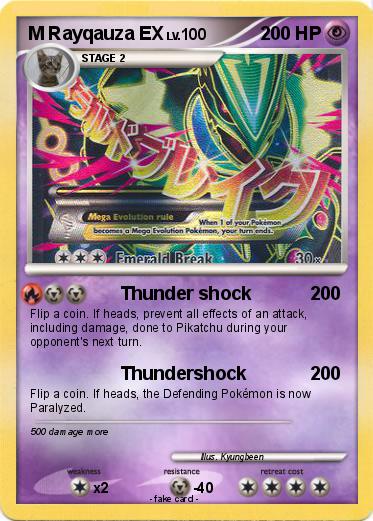 Pokemon M Rayqauza EX
