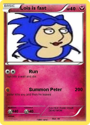 Pokemon Lois is fast