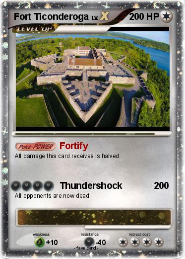 Pokemon Fort Ticonderoga