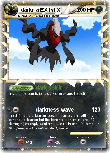 Pokemon darkria EX lvl X