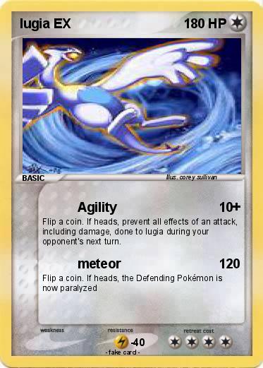 Pokemon lugia EX