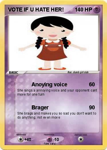 Pokemon VOTE IF U HATE HER!