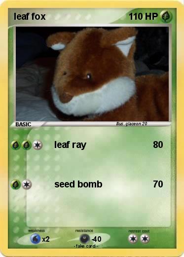 Pokemon leaf fox
