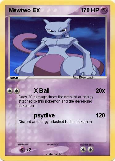 Pokemon Mewtwo EX