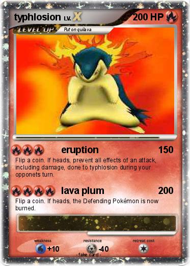 Pokemon typhlosion