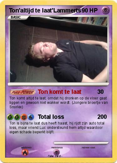 Pokemon Ton'altijd te laat'Lammerts