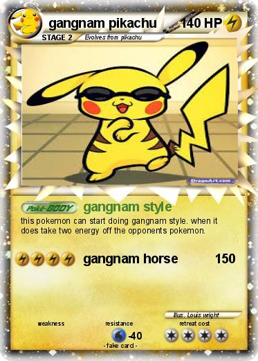 Pokemon gangnam pikachu