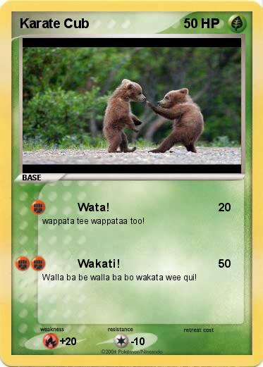 Pokemon Karate Cub