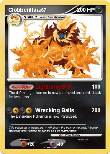 Pokemon Clobberilla