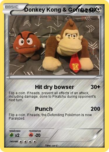 Pokemon Donkey Kong & Gomba GX