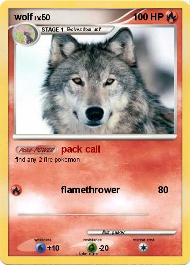 Pokemon wolf