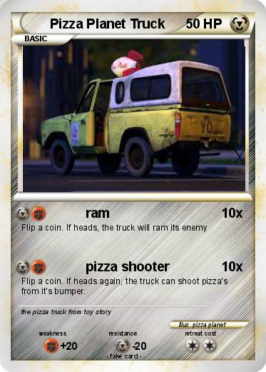 Pokemon Pizza Planet Truck