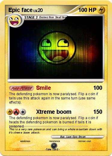 Pokemon Epic face