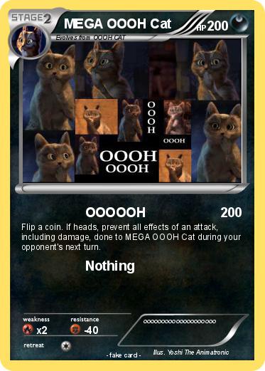 Pokemon MEGA OOOH Cat