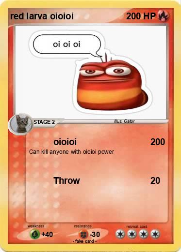 Pokemon red larva oioioi