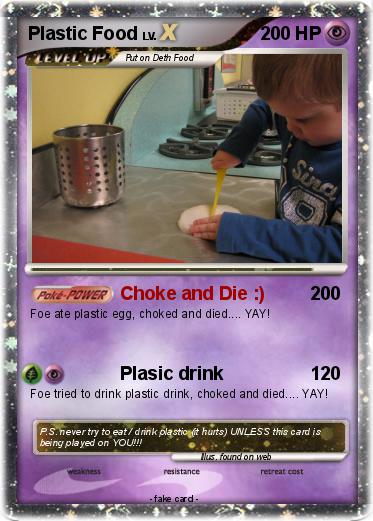 Pokemon Plastic Food