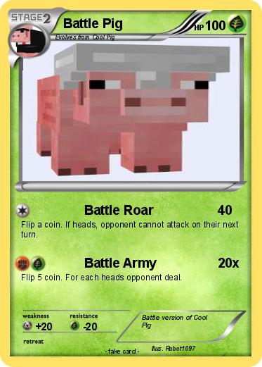 Pokemon Battle Pig